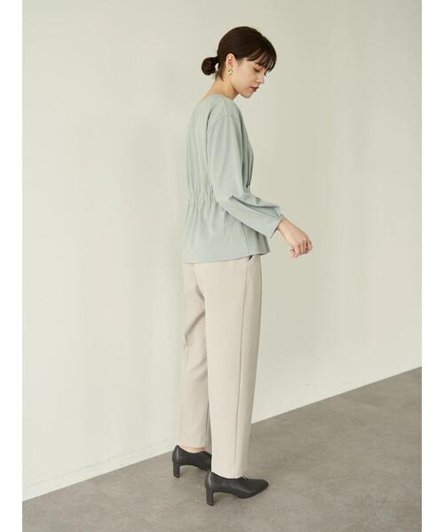 YECCA VECCA（イェッカヴェッカ）の「・ツイルイージーパンツ2＊（その他パンツ・レディース・ブルー/ネイビー/グレイッシュベージュ・S/M）」の13枚目の写真