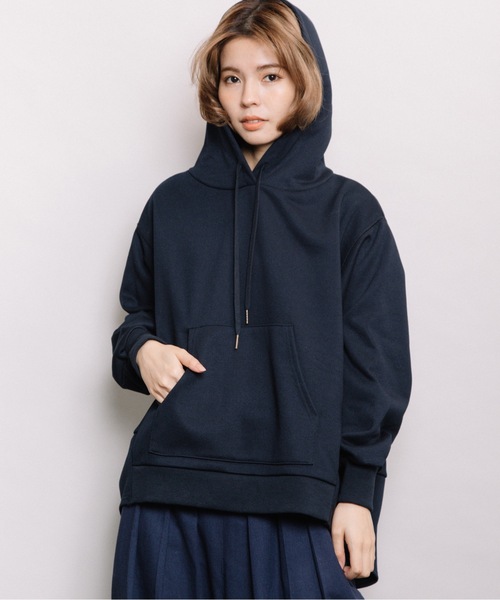 refinedworks（リファインドワークス）の「後ろバルーンパーカー（パーカー・レディース・グリーン/ネイビー/オフホワイト・FREE）」の19枚目の写真