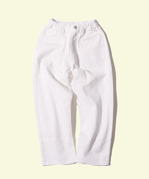 F.O.U（エフオーユー）の「F.O.U/エフオーユー 5Pデニムパンツ ストレッチデニム（デニムパンツ・キッズ・インディゴブルー/キナリ/ブルー・140）」の2枚目の写真