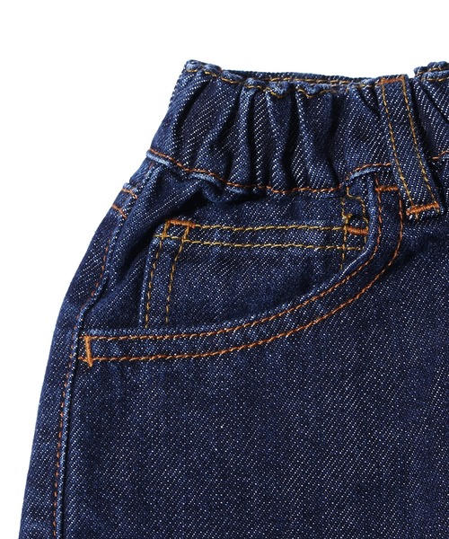 F.O.U（エフオーユー）の「F.O.U/エフオーユー 5Pデニムパンツ ストレッチデニム（デニムパンツ・キッズ・インディゴブルー/キナリ/ブルー・140）」の7枚目の写真