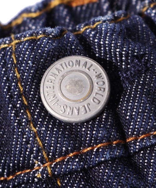 F.O.U（エフオーユー）の「F.O.U/エフオーユー 5Pデニムパンツ ストレッチデニム（デニムパンツ・キッズ・インディゴブルー/キナリ/ブルー・140）」の6枚目の写真