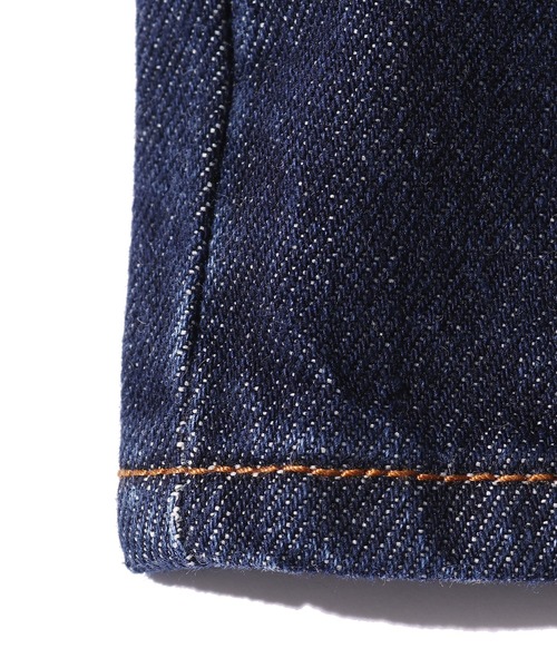 F.O.U（エフオーユー）の「F.O.U/エフオーユー 5Pデニムパンツ ストレッチデニム（デニムパンツ・キッズ・インディゴブルー/キナリ/ブルー・140）」の8枚目の写真