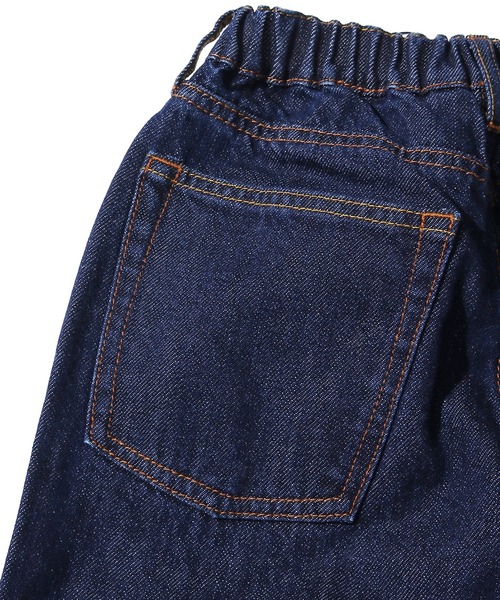 F.O.U（エフオーユー）の「F.O.U/エフオーユー 5Pデニムパンツ ストレッチデニム（デニムパンツ・キッズ・インディゴブルー/キナリ/ブルー・140）」の10枚目の写真