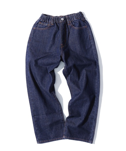 F.O.U（エフオーユー）の「F.O.U/エフオーユー 5Pデニムパンツ ストレッチデニム（デニムパンツ・キッズ・インディゴブルー/キナリ/ブルー・140）」の13枚目の写真
