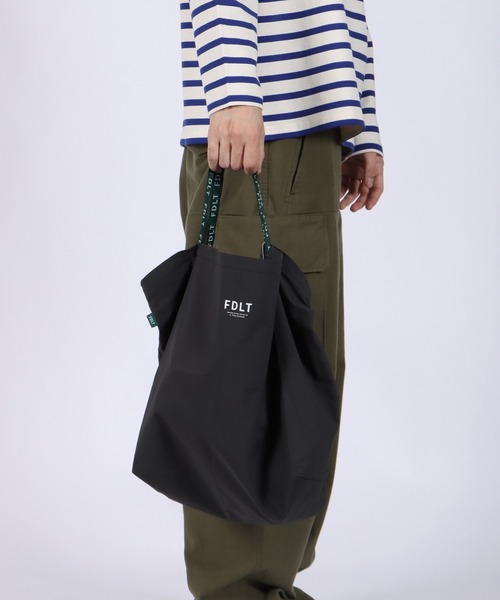 FIDELITY(フィデリティ)の「TECH RIP ECO BAG - Medium / テックリップエコバッグ - ミディアム(エコバッグ/サブバッグ・メンズ・カーキ/ブラック/オフホワイト/サンドベージュ・MEDIUM)」の1枚目の写真