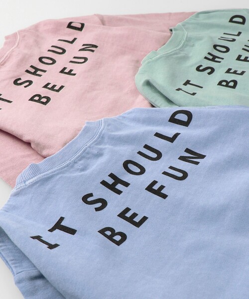 BRANSHES（ブランシェス）の「【ゆるシルエット】ポケット付きバックプリント8分袖Tシャツ（Tシャツ/カットソー・キッズ・サックスブルー/ライトグリーン/ピンク・90/100/110/120/130/140/150）」の4枚目の写真