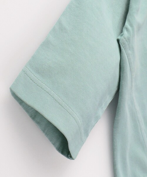 BRANSHES（ブランシェス）の「【ゆるシルエット】ポケット付きバックプリント8分袖Tシャツ（Tシャツ/カットソー・キッズ・サックスブルー/ライトグリーン/ピンク・90/100/110/120/130/140/150）」の10枚目の写真