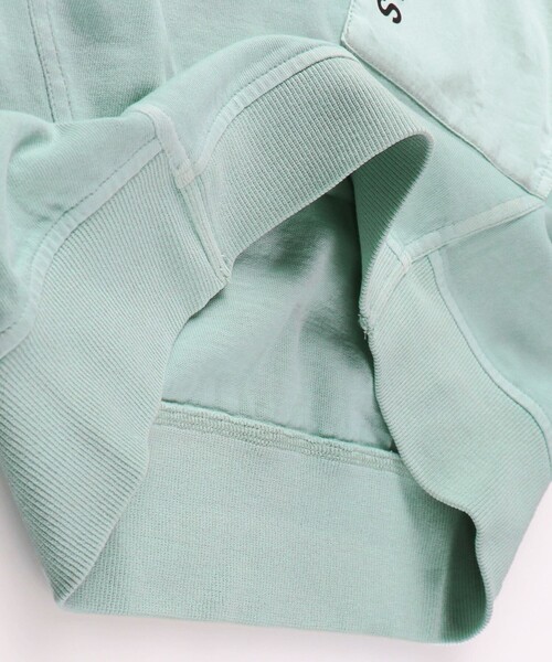 BRANSHES（ブランシェス）の「【ゆるシルエット】ポケット付きバックプリント8分袖Tシャツ（Tシャツ/カットソー・キッズ・サックスブルー/ライトグリーン/ピンク・90/100/110/120/130/140/150）」の12枚目の写真