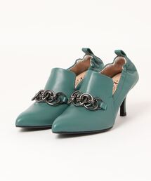 Limit till 2359（リミットティルリミットティルトゥエンティスリーフィフティナイン）の「Limit till 2359 リミットティル2359 リングデザインポインテッドトゥシャーリングパンプス（パンプス）」