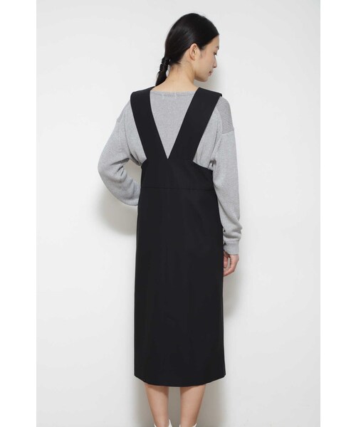 human woman（ヒューマンウーマン）の「◆ジャンパースカート（ワンピース・レディース・ベージュ/ブラック・MEDIUM）」の19枚目の写真