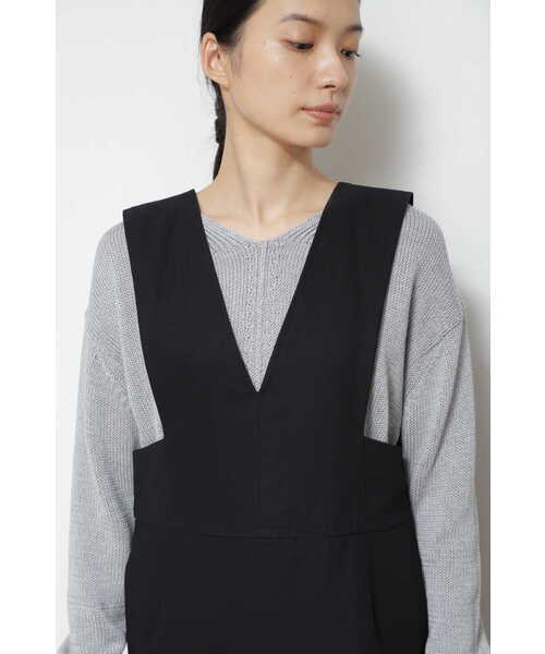 human woman（ヒューマンウーマン）の「◆ジャンパースカート（ワンピース・レディース・ベージュ/ブラック・MEDIUM）」の20枚目の写真