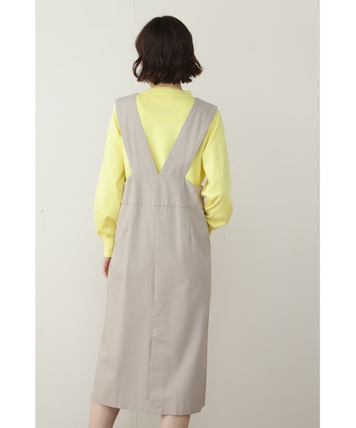 human woman（ヒューマンウーマン）の「◆ジャンパースカート（ワンピース・レディース・ベージュ/ブラック・MEDIUM）」の13枚目の写真