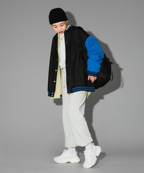 kutir(クティール)の「デニムスタジャン(スタジャン・レディース・ベージュ/ブルー/グリーン・FREE)」の14枚目の写真