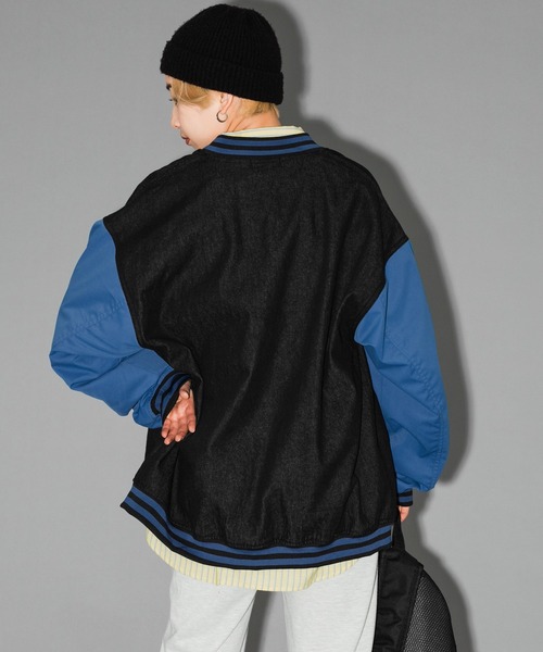 kutir(クティール)の「デニムスタジャン(スタジャン・レディース・ベージュ/ブルー/グリーン・FREE)」の13枚目の写真