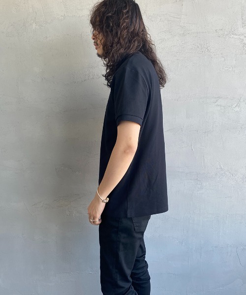 FRED PERRY フレッドペリー　別注 ワンポイントロゴ刺繍 鹿の子Tシャツ FRED PERRY/フレッドペリー] ワンポイントロゴ刺繍 鹿の子