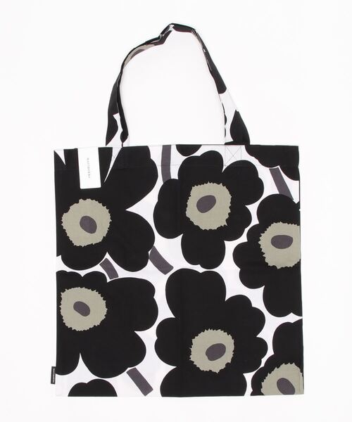 marimekko（マリメッコ）の「marimekko/ファブリックバッグ（トートバッグ・レディース・レッド/ブラック・ONESIZE）」の2枚目の写真