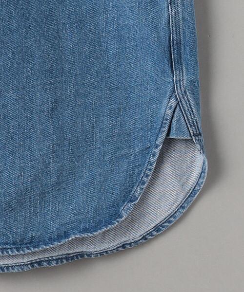 BEAUTY&YOUTH UNITED ARROWS（ビューティーアンドユースユナイテッドアローズ）の「BY コットンデニム ビッグ シャツ -ウォッシャブル-（シャツ/ブラウス・レディース・オフホワイト/コバルトブルー・FREE）」の16枚目の写真