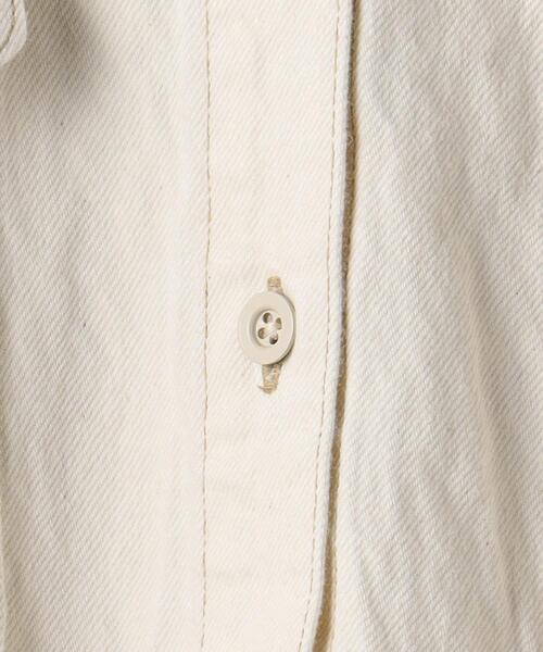 BEAUTY&YOUTH UNITED ARROWS（ビューティーアンドユースユナイテッドアローズ）の「BY コットンデニム ビッグ シャツ -ウォッシャブル-（シャツ/ブラウス・レディース・オフホワイト/コバルトブルー・FREE）」の19枚目の写真