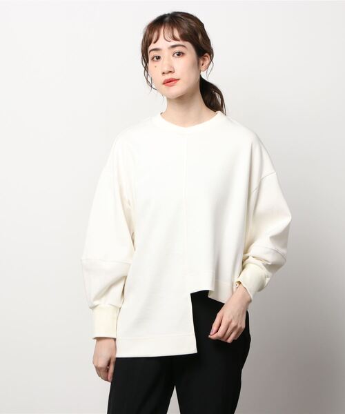 LOVELESS（ラブレス）の「ダブルエアーアシンメトリープルオーバー（その他トップス・レディース・ブラック/オフホワイト/ベージュ系その他5・36）」の2枚目の写真