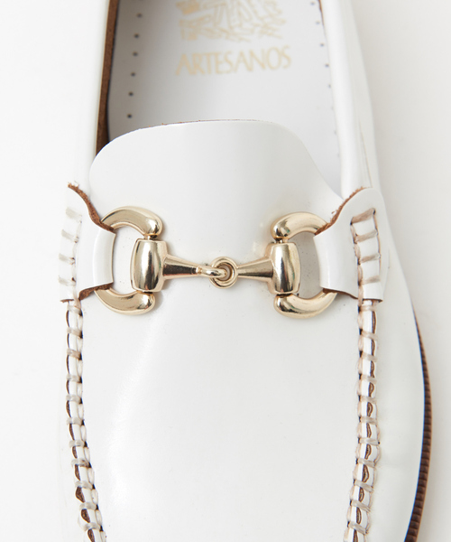 Rouge vif（ルージュヴィフ）の「【ARTESANOS】 ビットローファー（ローファー・レディース・ホワイト・38/37/35/36）」の9枚目の写真