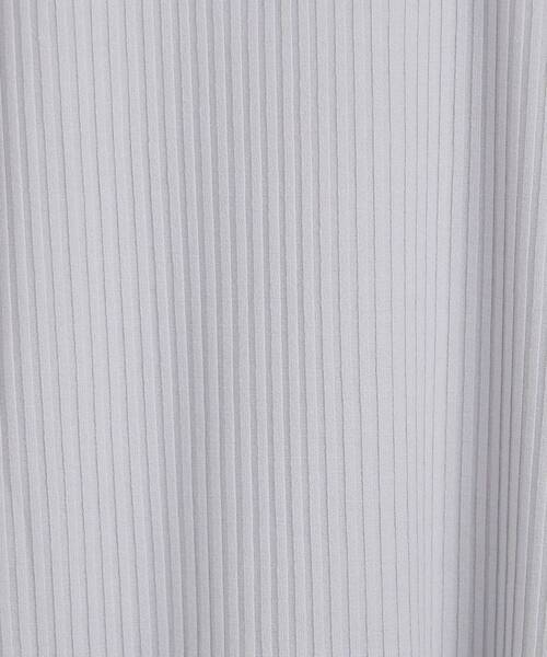 MAJESTIC LEGON（マジェスティックレゴン）の「袖ボタンメロウトップス（Tシャツ/カットソー・レディース・アイボリー/ライトグレー/ブラック・MEDIUM）」の11枚目の写真