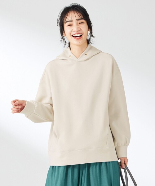 【洗える】ライトストレッチリラックスパーカー