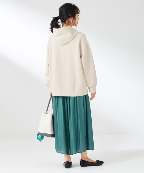 【洗える】ライトストレッチリラックスパーカー