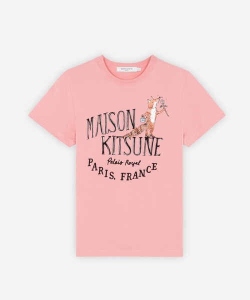 Maison Kitsune(メゾンキツネ)の「OLY PALAIS ROYAL ROSE CLASSIC TEE-SHIRT(Tシャツ/カットソー・レディース・ネイビー/ホワイト/ピンク系その他・M/L/XS/S)」の1枚目の写真