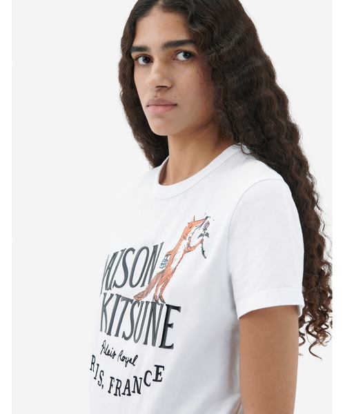 Maison Kitsune(メゾンキツネ)の「OLY PALAIS ROYAL ROSE CLASSIC TEE-SHIRT(Tシャツ/カットソー・レディース・ネイビー/ホワイト/ピンク系その他・M/L/XS/S)」の8枚目の写真