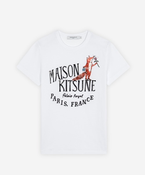Maison Kitsune(メゾンキツネ)の「OLY PALAIS ROYAL ROSE CLASSIC TEE-SHIRT(Tシャツ/カットソー・レディース・ネイビー/ホワイト/ピンク系その他・M/L/XS/S)」の4枚目の写真