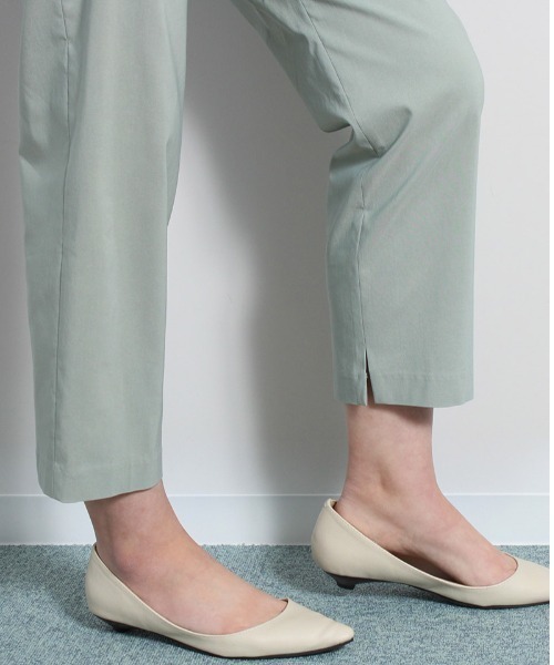 fleur by mint breeze（フルールバイミントブリーズ）の「【M～5L 大きいサイズ】ストレッチ スリット入り 9分丈 パンツ（その他パンツ・レディース・ライトグレー/ネイビー/グリーン・M/L/3L/5L/4L/LL）」の14枚目の写真