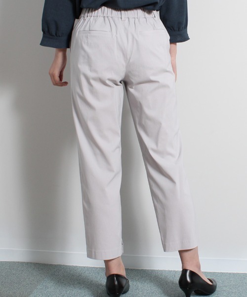 fleur by mint breeze（フルールバイミントブリーズ）の「【M～5L 大きいサイズ】ストレッチ スリット入り 9分丈 パンツ（その他パンツ・レディース・ライトグレー/ネイビー/グリーン・M/L/3L/5L/4L/LL）」の8枚目の写真