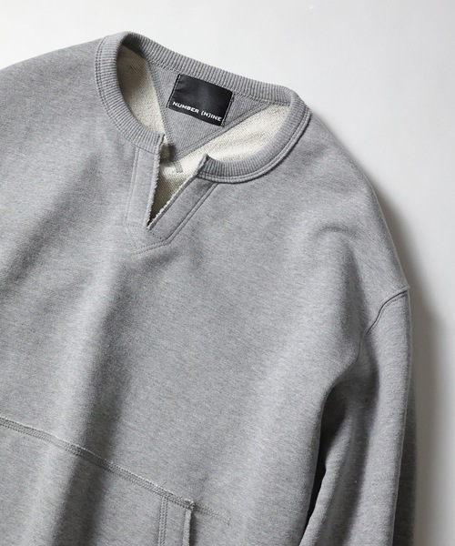 N°21 グレー トレーナー Vネック