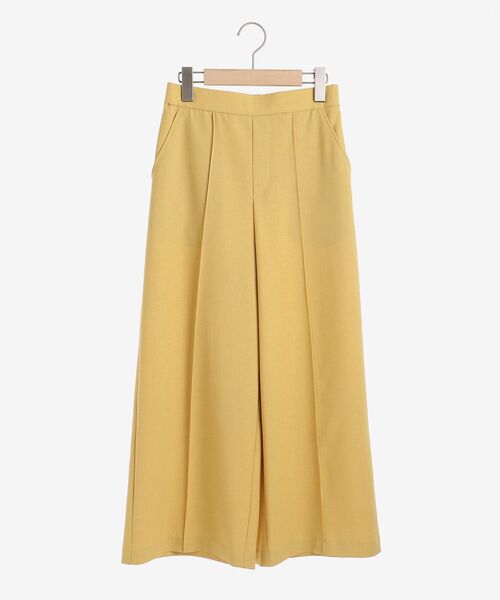 le.coeur blanc(ルクールブラン)の「リネンライクワイドクロップドパンツ(その他パンツ・レディース・サックスブルー/イエロー/ライトベージュ・38/36)」の4枚目の写真
