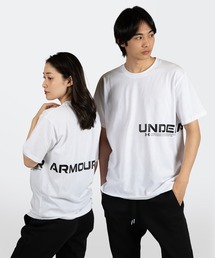 UAヘビーウエイト チャージドコットン ショートスリーブ Tシャツ ワードマーク(トレーニング/メンズ)