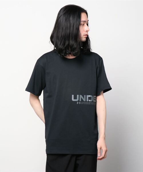UNDER ARMOUR(アンダーアーマー)の「UAヘビーウエイト チャージドコットン ショートスリーブ Tシャツ ワードマーク(トレーニング/メンズ)(Tシャツ/カットソー・メンズ・ホワイト/ブラック・XL/L/S/M/3XL/XXL)」の12枚目の写真