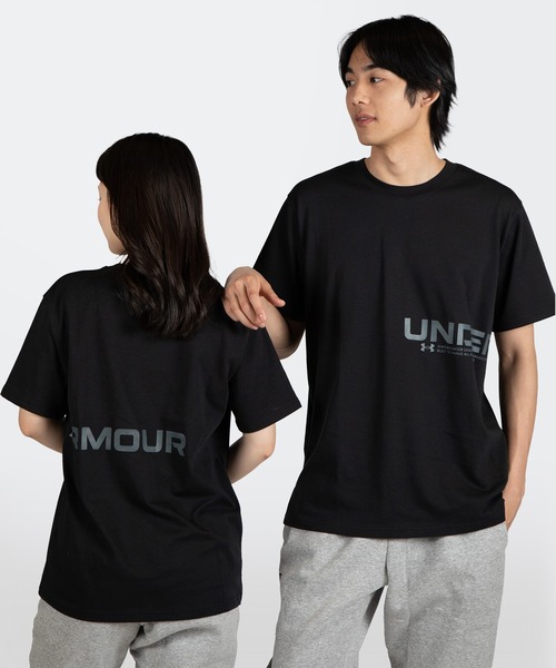 UNDER ARMOUR(アンダーアーマー)の「UAヘビーウエイト チャージドコットン ショートスリーブ Tシャツ ワードマーク(トレーニング/メンズ)(Tシャツ/カットソー・メンズ・ホワイト/ブラック・XL/L/S/M/3XL/XXL)」の3枚目の写真
