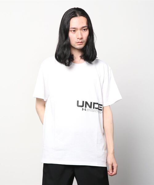 UNDER ARMOUR(アンダーアーマー)の「UAヘビーウエイト チャージドコットン ショートスリーブ Tシャツ ワードマーク(トレーニング/メンズ)(Tシャツ/カットソー・メンズ・ホワイト/ブラック・XL/L/S/M/3XL/XXL)」の13枚目の写真
