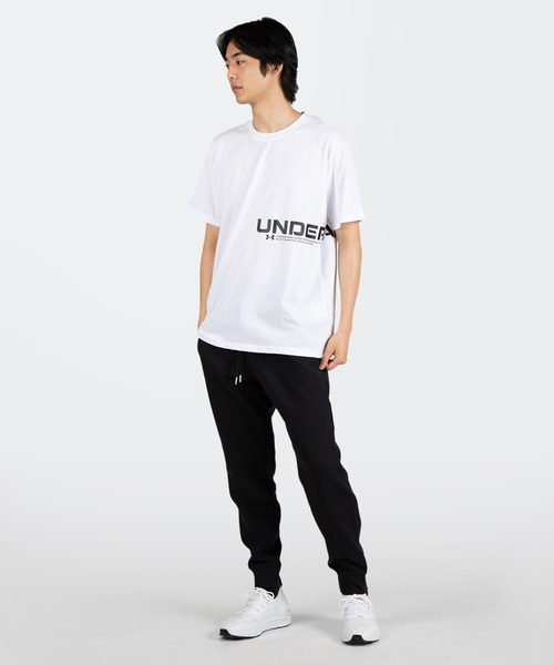 UNDER ARMOUR(アンダーアーマー)の「UAヘビーウエイト チャージドコットン ショートスリーブ Tシャツ ワードマーク(トレーニング/メンズ)(Tシャツ/カットソー・メンズ・ホワイト/ブラック・XL/L/S/M/3XL/XXL)」の11枚目の写真