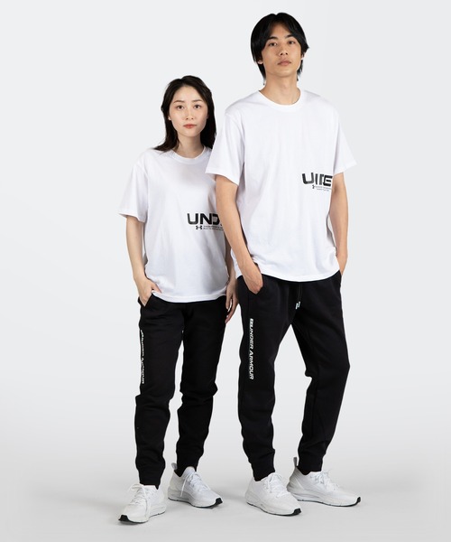 UNDER ARMOUR(アンダーアーマー)の「UAヘビーウエイト チャージドコットン ショートスリーブ Tシャツ ワードマーク(トレーニング/メンズ)(Tシャツ/カットソー・メンズ・ホワイト/ブラック・XL/L/S/M/3XL/XXL)」の9枚目の写真