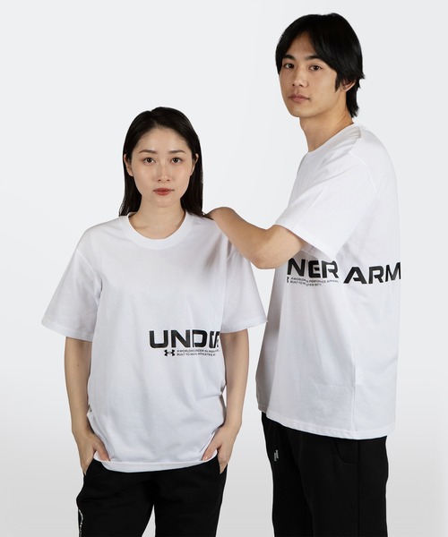 UNDER ARMOUR(アンダーアーマー)の「UAヘビーウエイト チャージドコットン ショートスリーブ Tシャツ ワードマーク(トレーニング/メンズ)(Tシャツ/カットソー・メンズ・ホワイト/ブラック・XL/L/S/M/3XL/XXL)」の7枚目の写真