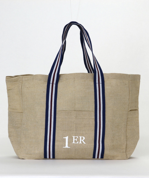 SPICE OF LIFE（スパイス オブ ライフ）の「インポート インド製 LESS DRESS TOTE BAG ジュート×コットン混 横長トートバッグ Lサイズ [Wisteria/ウィステリア]（トートバッグ・レディース・ベージュ系その他/ベージュ系その他2/ベージュ系その他3・ONE SIZE）」の17枚目の写真