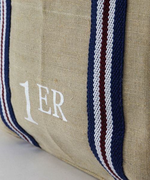 SPICE OF LIFE（スパイス オブ ライフ）の「インポート インド製 LESS DRESS TOTE BAG ジュート×コットン混 横長トートバッグ Lサイズ [Wisteria/ウィステリア]（トートバッグ・レディース・ベージュ系その他/ベージュ系その他2/ベージュ系その他3・ONE SIZE）」の18枚目の写真