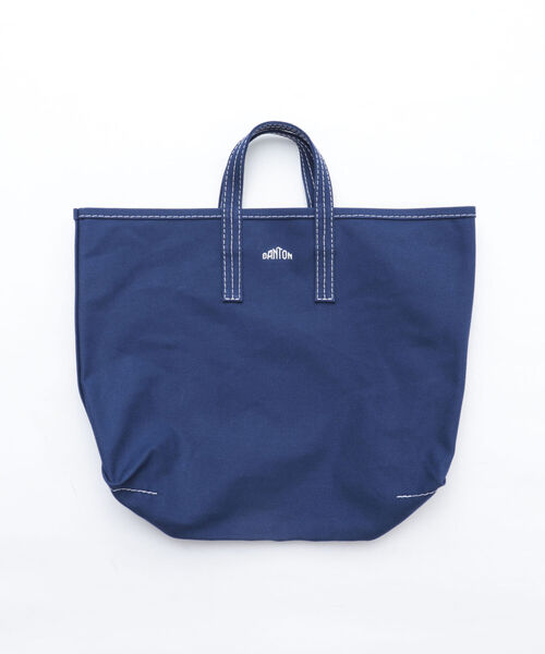 DANTON（ダントン）の「【DANTON/ダントン】COTTON CANVAS TOTE キャンバス トートバッグ（トートバッグ・メンズ・ネイビー/キナリ/マスタード/アイボリー/オリーブ/ブラック/レッド/ベージュ・FREE）」の6枚目の写真