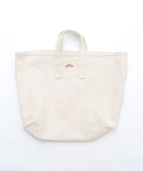 DANTON（ダントン）の「【DANTON/ダントン】COTTON CANVAS TOTE キャンバス トートバッグ（トートバッグ・メンズ・ネイビー/キナリ/マスタード/アイボリー/オリーブ/ブラック/レッド/ベージュ・FREE）」の3枚目の写真