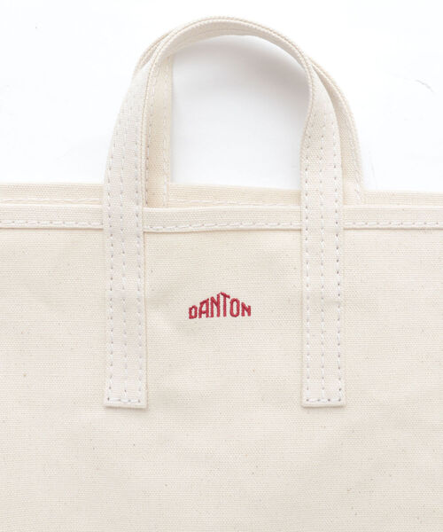 DANTON（ダントン）の「【DANTON/ダントン】COTTON CANVAS TOTE キャンバス トートバッグ（トートバッグ・メンズ・ネイビー/キナリ/マスタード/アイボリー/オリーブ/ブラック/レッド/ベージュ・FREE）」の9枚目の写真