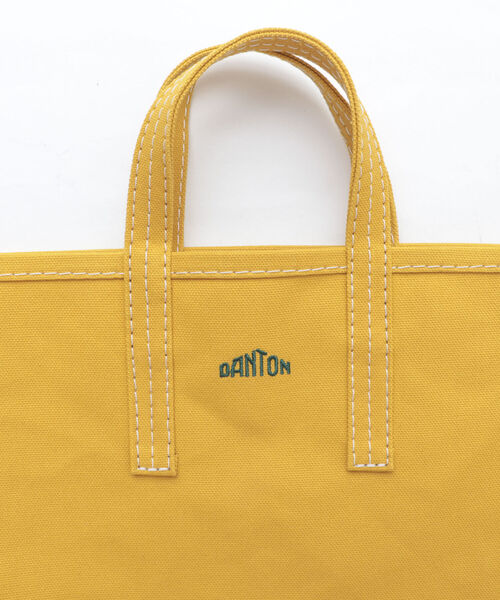 DANTON（ダントン）の「【DANTON/ダントン】COTTON CANVAS TOTE キャンバス トートバッグ（トートバッグ・メンズ・ネイビー/キナリ/マスタード/アイボリー/オリーブ/ブラック/レッド/ベージュ・FREE）」の19枚目の写真