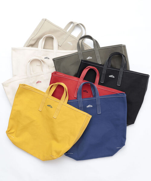 DANTON（ダントン）の「【DANTON/ダントン】COTTON CANVAS TOTE キャンバス トートバッグ（トートバッグ・メンズ・ネイビー/キナリ/マスタード/アイボリー/オリーブ/ブラック/レッド/ベージュ・FREE）」の21枚目の写真
