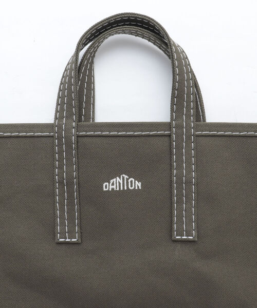DANTON（ダントン）の「【DANTON/ダントン】COTTON CANVAS TOTE キャンバス トートバッグ（トートバッグ・メンズ・ネイビー/キナリ/マスタード/アイボリー/オリーブ/ブラック/レッド/ベージュ・FREE）」の22枚目の写真