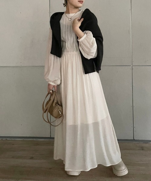 ブランド古着 長袖ワンピース ワンピース W Closet ダブルクローゼット のファッション通販 Zozoused